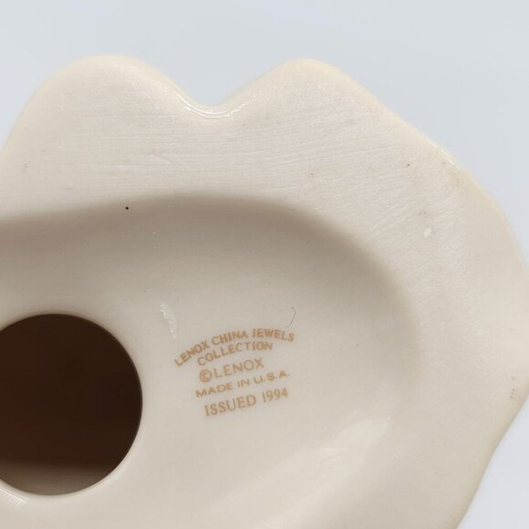 Lenox China Jewels Collection Santa Figurine Ivory Porcelain Hand-Painted 1994 - Picture 6 of 8